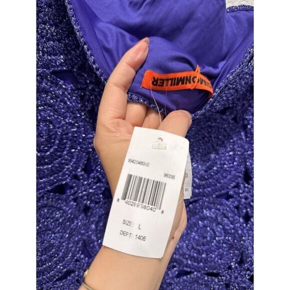 SIMON MILLER  Beep Beep Dress Amethyst L - Picture 10 of 13